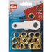 Prym Gold Metal Eyelets, Non-Sew from Jaycotts Sewing Supplies