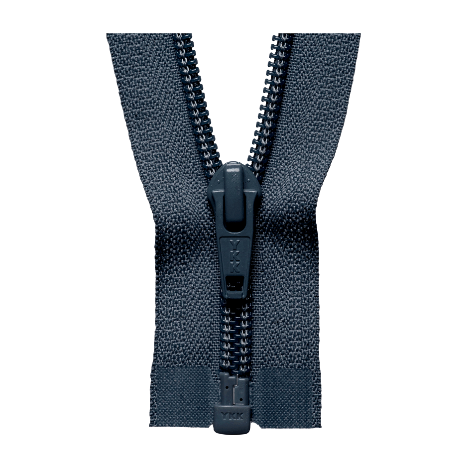 YKK Open End Zip - Medium Nylon | Colour 579 Dark Grey — jaycotts
