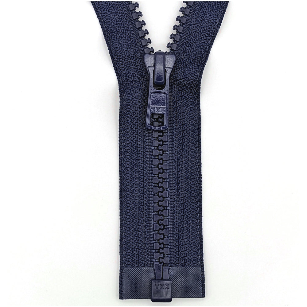 YKK Open End Zip - Medium Plastic | Colour 560 Navy from Jaycotts Sewing Supplies