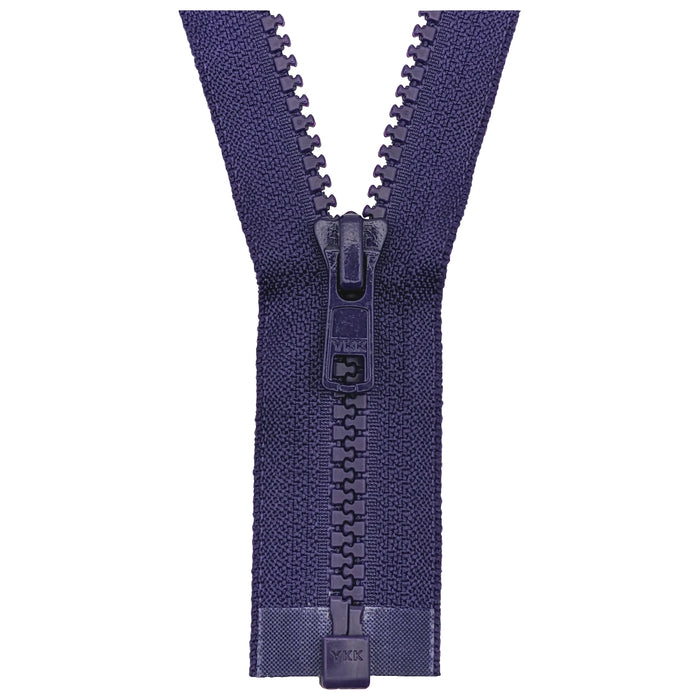 YKK Open End Zip - Medium Plastic | colour 866 Purple from Jaycotts Sewing Supplies