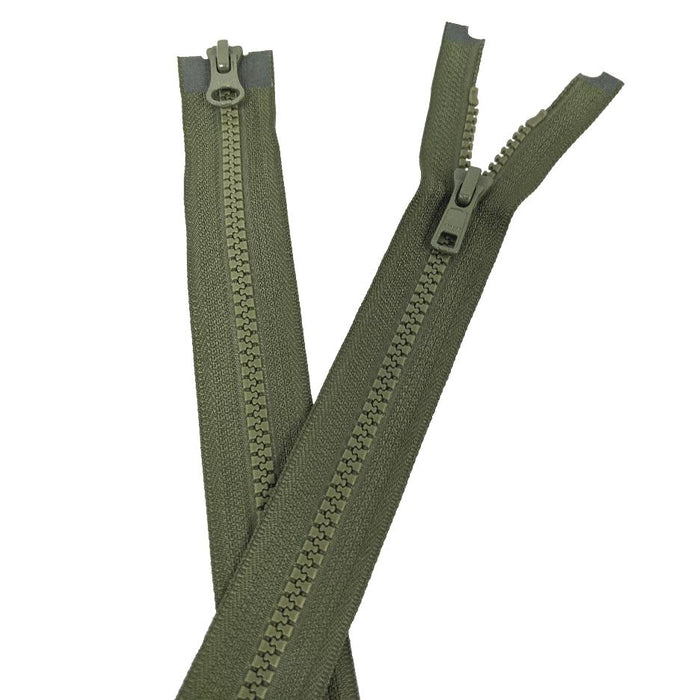 YKK Two Way Open End Zip No.5 | Medium | Khaki from Jaycotts Sewing Supplies