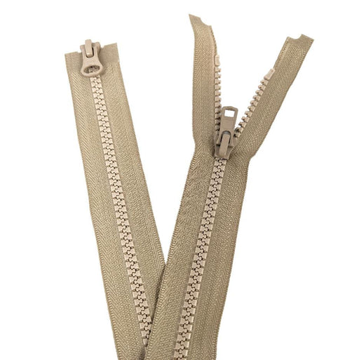 YKK Two Way Open End Zip No.5 | Medium | Biscuit from Jaycotts Sewing Supplies