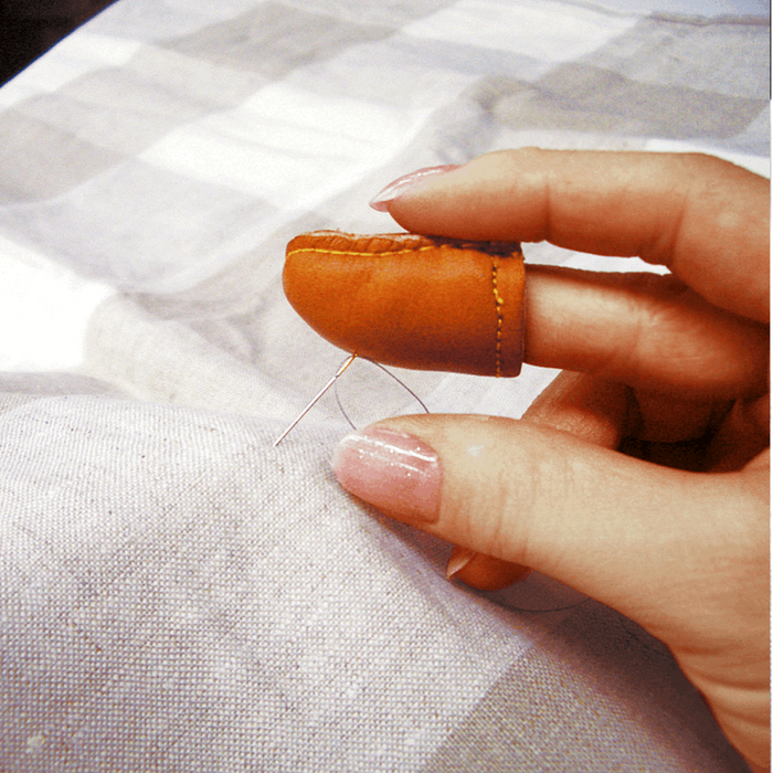 Natural Fit Leather Thimble from Jaycotts Sewing Supplies