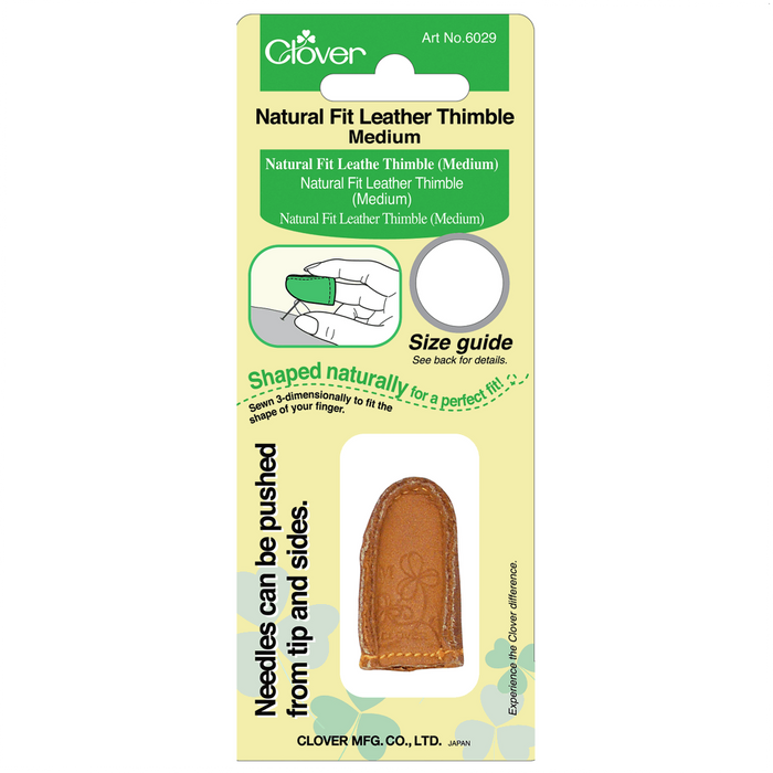 Natural Fit Leather Thimble from Jaycotts Sewing Supplies