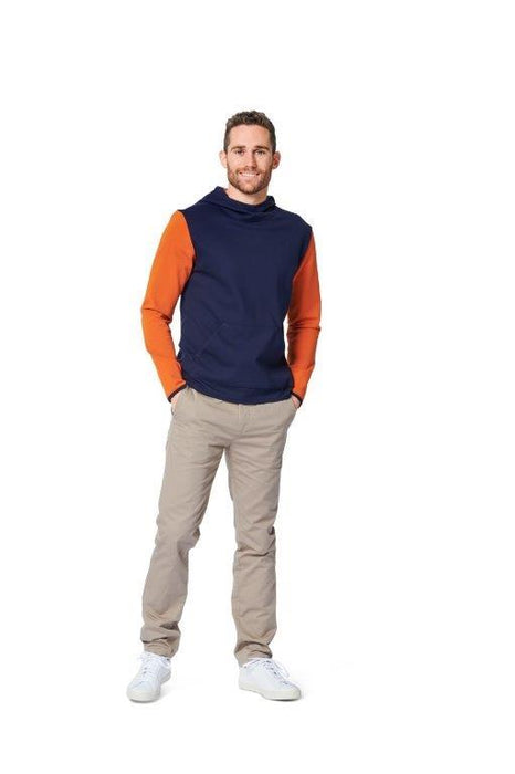 Burda Sewing Pattern 6064 Men's Classic Sweatshirt from Jaycotts Sewing Supplies