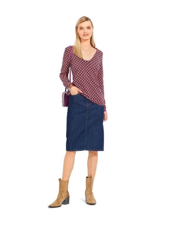 Burda Style Pattern 6075 Misses' Top, Dress – Slim Shape with V