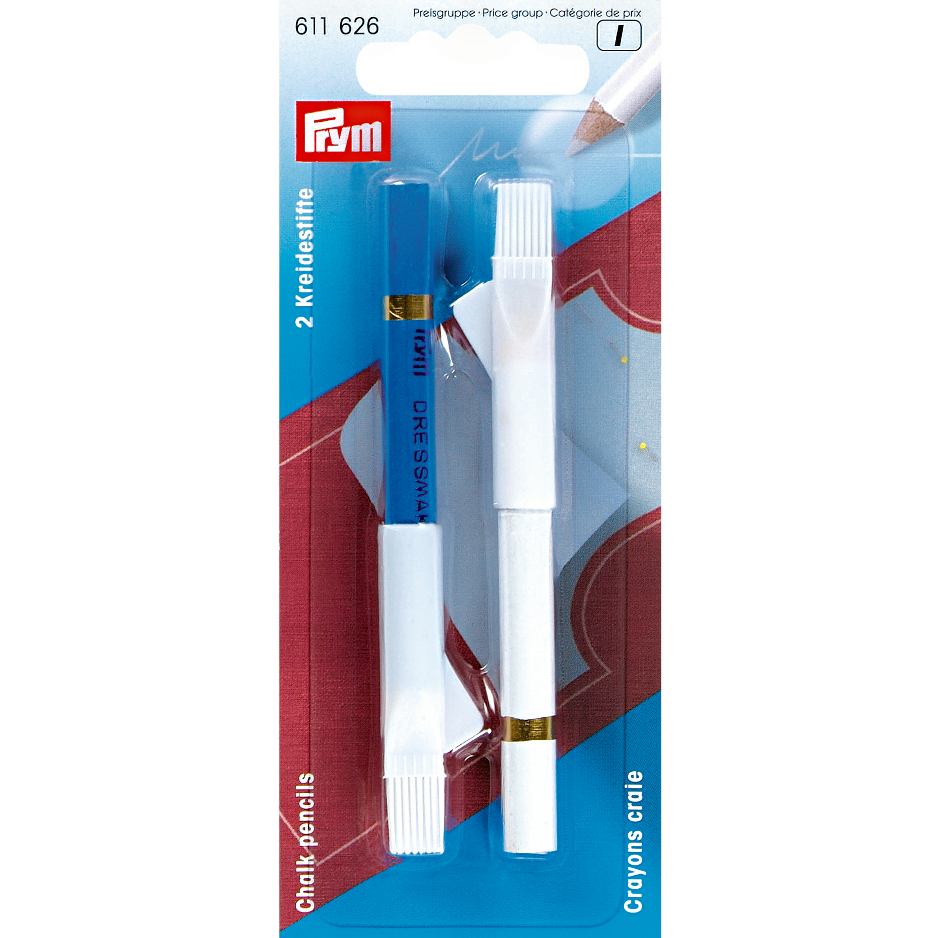 Prym Chalk Marking Pencils | pack of 2 from Jaycotts Sewing Supplies