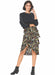 Burda Pattern 6200  Wrap Skirt with Waistband and Tie from Jaycotts Sewing Supplies