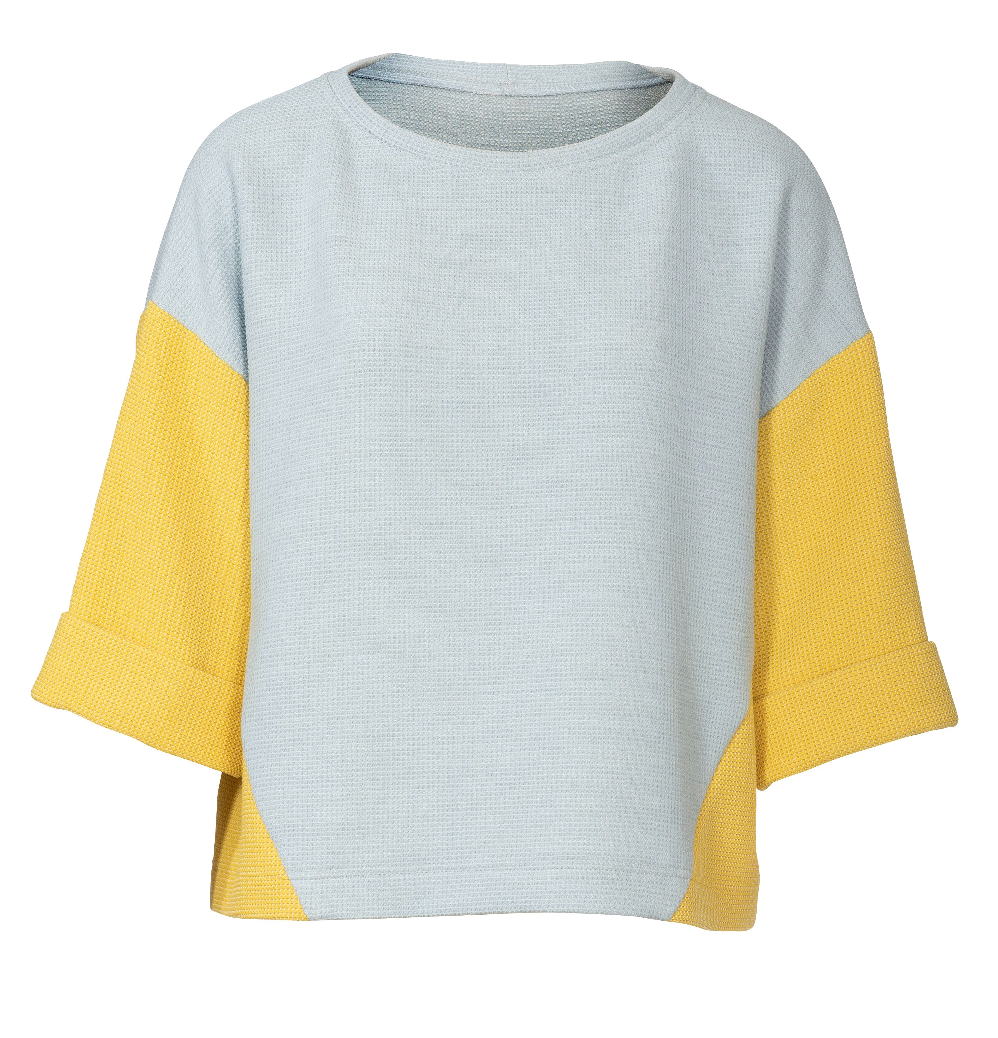 Burda Pattern 6203  Sweatshirt – T-Line – with Interesting Seam Lines from Jaycotts Sewing Supplies