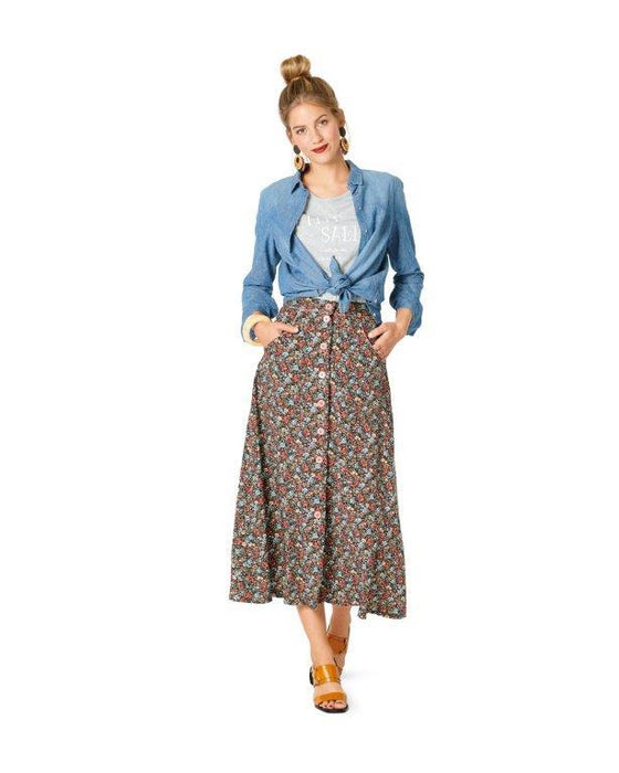 6252 Burda Sewing Pattern |   SKIRTS from Jaycotts Sewing Supplies