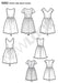 NL6262 Misses' Dress with Neckline Variations from Jaycotts Sewing Supplies