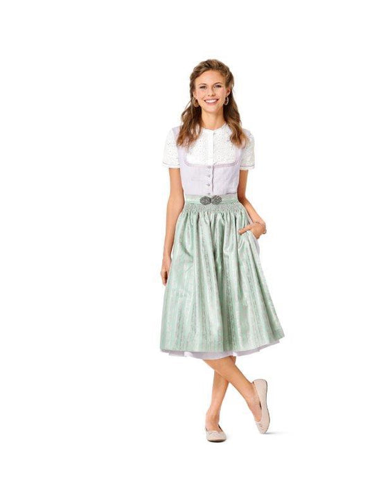 6268 Burda Sewing Pattern |   Dirndl Dresses from Jaycotts Sewing Supplies