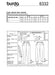 BD6332 Highwaisted pants sewing pattern from Jaycotts Sewing Supplies