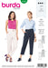BD6332 Highwaisted pants sewing pattern from Jaycotts Sewing Supplies