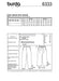 BD6333 Misses' jogging pants sewing pattern from Jaycotts Sewing Supplies