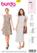 BD6339 Dresses with waistband sewing pattern from Jaycotts Sewing Supplies