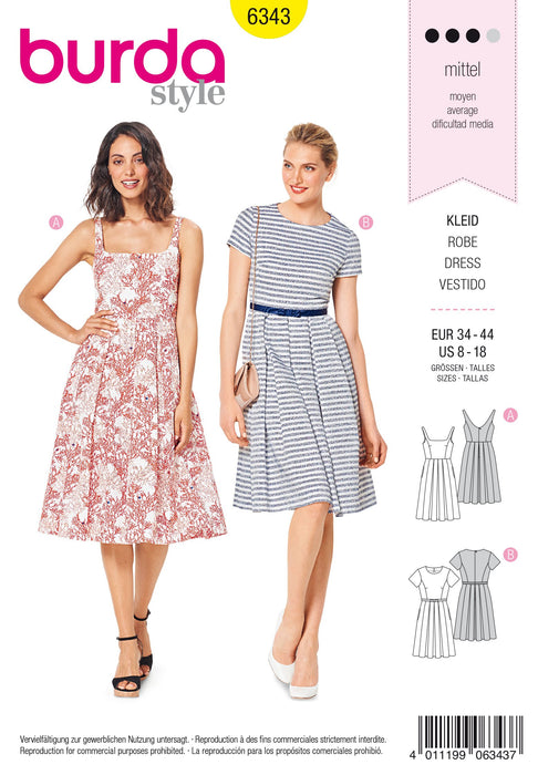 pinafore dress sewing pattern Apricot and Top Size inclusive and can be worn in multiple ways for a variety of looks with one dress. Burda 6343 Misses' pinafore dress
