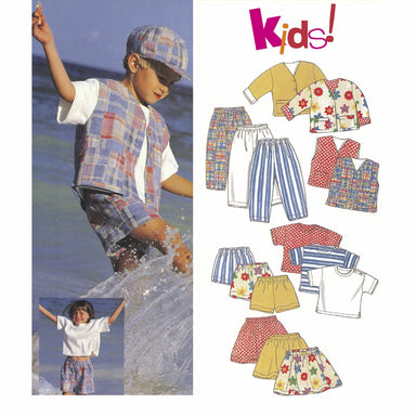 NL6398 Child's Shorts and Separates Pattern from Jaycotts Sewing Supplies