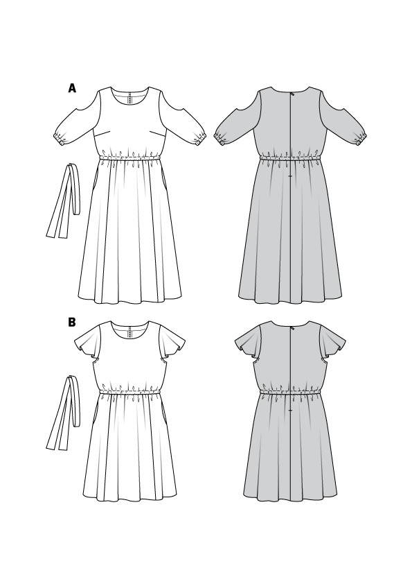 BD6449 Women's Summer Dress Pattern from Jaycotts Sewing Supplies