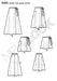 NL6456 Misses' Easy Wrap Skirts in Four Lengths from Jaycotts Sewing Supplies