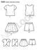 NL6465 Child's Easy Top, Skirt and Shorts from Jaycotts Sewing Supplies