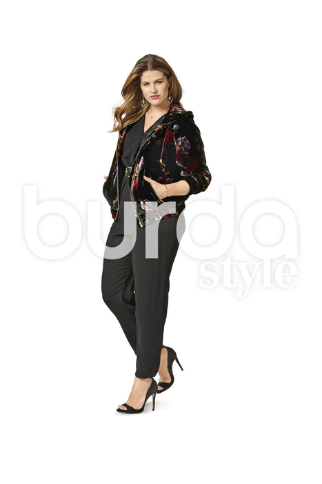 BD6489 Women’s Hooded Jacket | Burda Style Pattern from Jaycotts Sewing Supplies