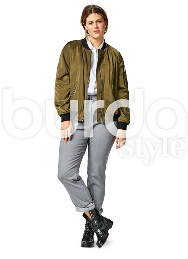 BD6489 Women’s Hooded Jacket | Burda Style Pattern from Jaycotts Sewing Supplies