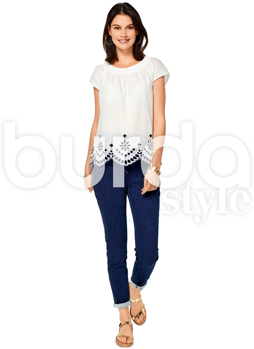 Burda Style Pattern 6502 Misses Peasant Blouses