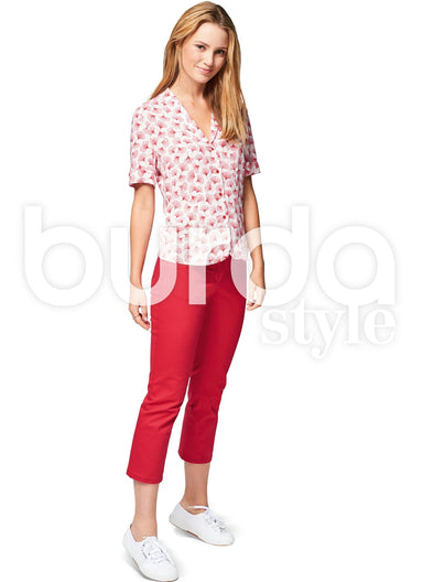 Burda Style Pattern 6533 Misses' Blouse from Jaycotts Sewing Supplies