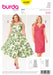 Burda Style Pattern BD6549 Misses' Short Sleeve Dress from Jaycotts Sewing Supplies