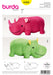 Burda Style Pattern BD6560 Stuffed Hippo or Rhino from Jaycotts Sewing Supplies