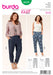 BD6678 Women's Trousers Sewing Pattern from Jaycotts Sewing Supplies