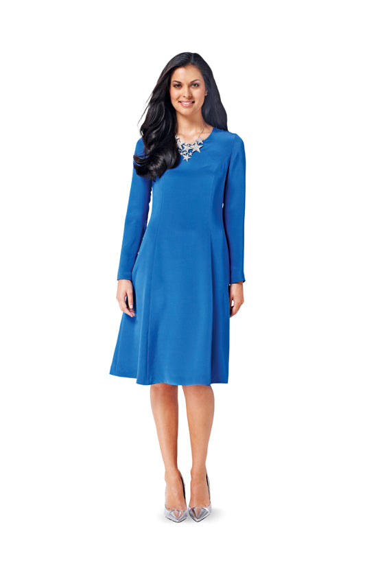 Burda Pattern: BD6821 Misses Dress | Easy — jaycotts.co.uk - Sewing ...