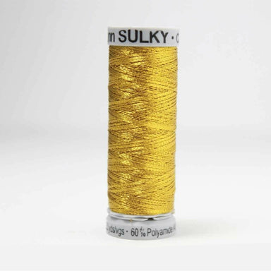 Sulky Metallic Embroidery Thread 7005 Brass from Jaycotts Sewing Supplies