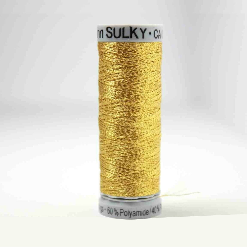 Sulky Metallic Embroidery Thread 7007 Gold from Jaycotts Sewing Supplies