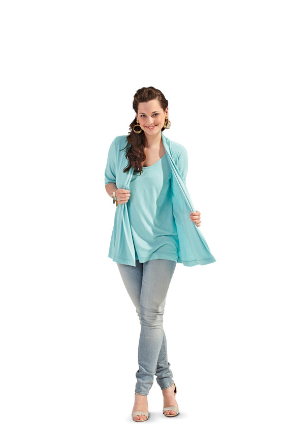 Burda 7098 Misses' T-Shirt pattern | Easy from Jaycotts Sewing Supplies