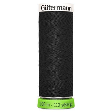 Gutermann Recycled Thread | 100m | Colour Black from Jaycotts Sewing Supplies