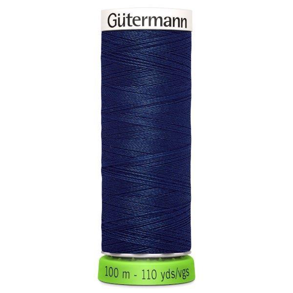 Gutermann Recycled Thread 100m, Colour 13 Navy from Jaycotts Sewing Supplies