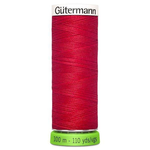 Gutermann Recycled Thread 100m, Colour 156 Red from Jaycotts Sewing Supplies