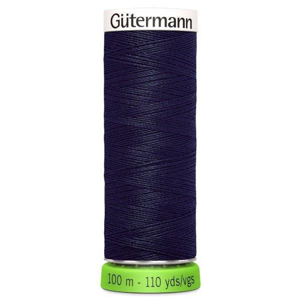 Gutermann Recycled Thread 100m, Colour 339 Dark Navy from Jaycotts Sewing Supplies