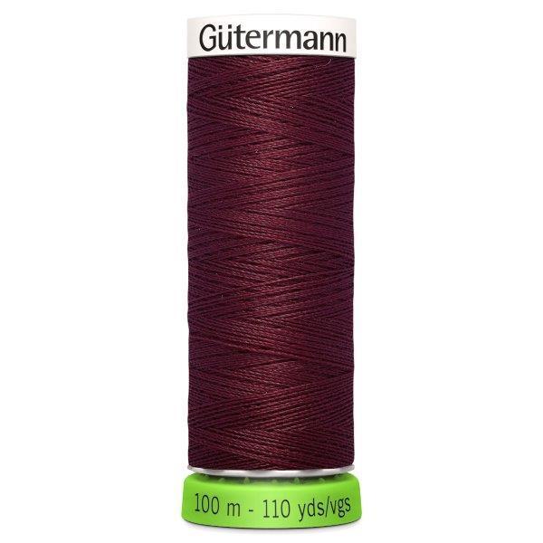 Gutermann Recycled Thread | 100m | Colour 369 Wine from Jaycotts Sewing Supplies