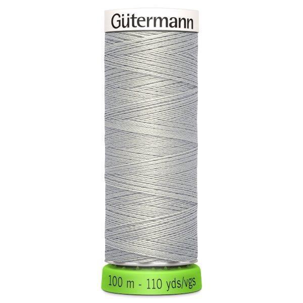 Gutermann Recycled Thread 100m, Colour 38 Grey from Jaycotts Sewing Supplies