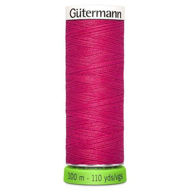 Gutermann Recycled Thread 100m, Colour 382 Candy Red from Jaycotts Sewing Supplies