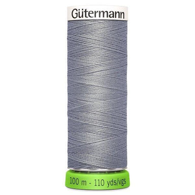 Gutermann Recycled Thread 100m, Colour 40 Grey from Jaycotts Sewing Supplies