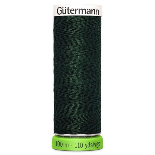 Gutermann Recycled Thread 100m, Colour 472 Dark Green from Jaycotts Sewing Supplies