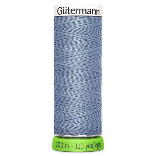 Gutermann Recycled Thread 100m, Colour 64 Greyish Blue from Jaycotts Sewing Supplies
