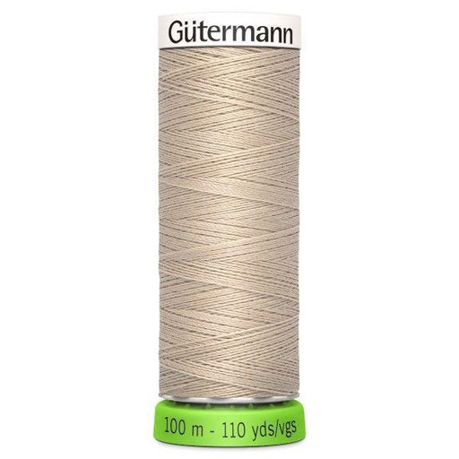 Gutermann Recycled Thread 100m, Colour 722 Beige from Jaycotts Sewing Supplies