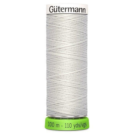 Gutermann Recycled Thread | 100m | Colour 8 Soft Grey from Jaycotts Sewing Supplies
