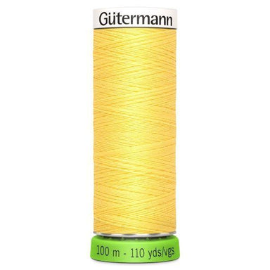 Gutermann Recycled Thread 100m, Colour 852 Yellow from Jaycotts Sewing Supplies