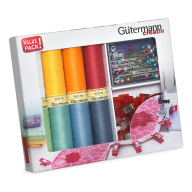 Gutermann Thread, Pins and Fabric clip set from Jaycotts Sewing Supplies